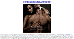 Desktop Screenshot of foreskin-restoration.info